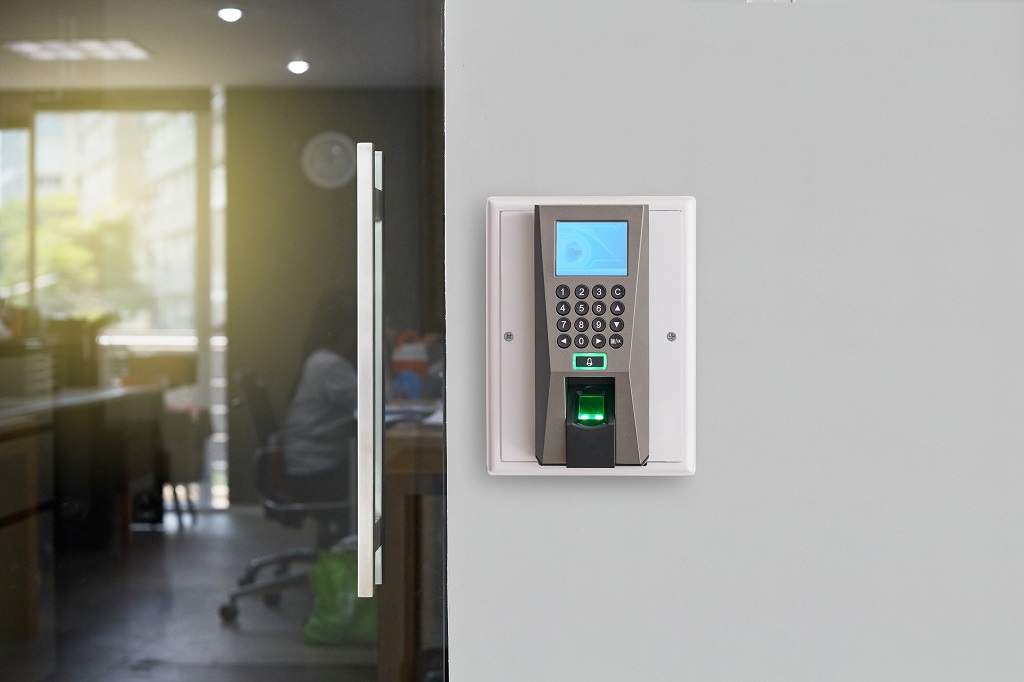 door,electronic,access,control,system,machine.,finger,print,scan,devices